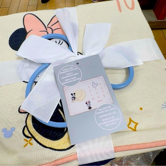 Minnie Mouse Disney Monthly Milestone Blanket Disney Mickey And